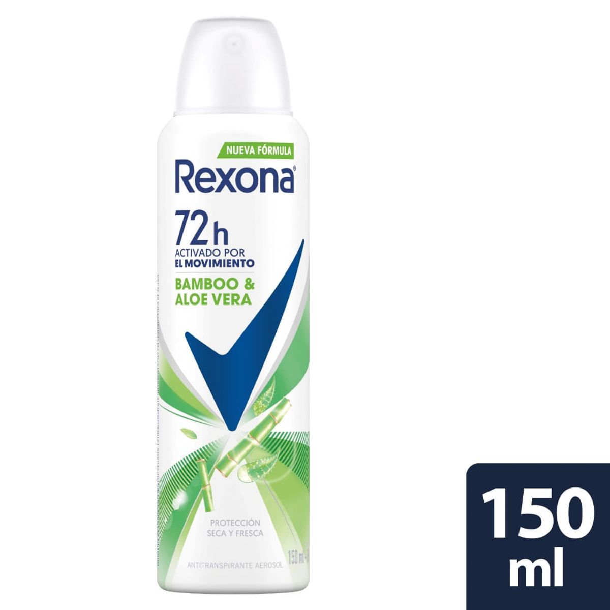 REXONA - Desodorante Rexona Bamboo Aloe Spray X 150ml