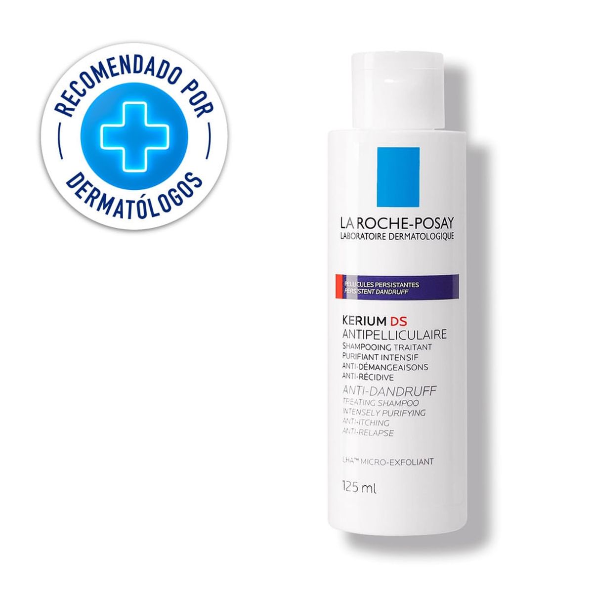 LA ROCHE POSAY - Shampoo La Roche-posay Kerium Ds Intensivo X 125 Ml