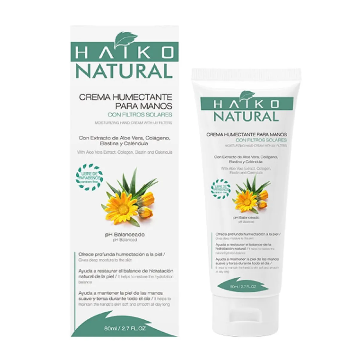 HAIKO NATURAL - Crema Manos Haiko Natural Humectante X 80ml