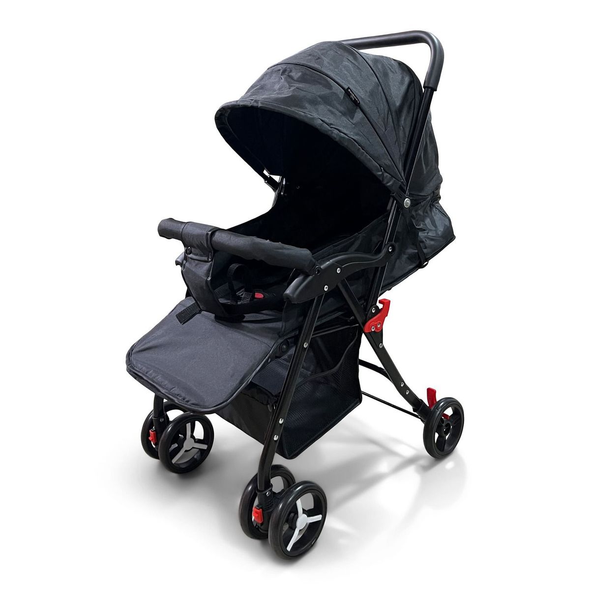 GENERICO - Coche Bambino XB99 Coche Paseador Plegable Liviano Negro