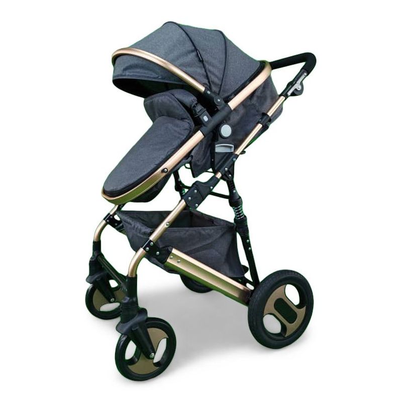 GENERICO - Coche Bebe Bambino M1 Coche Paseador Multiposicion Gris