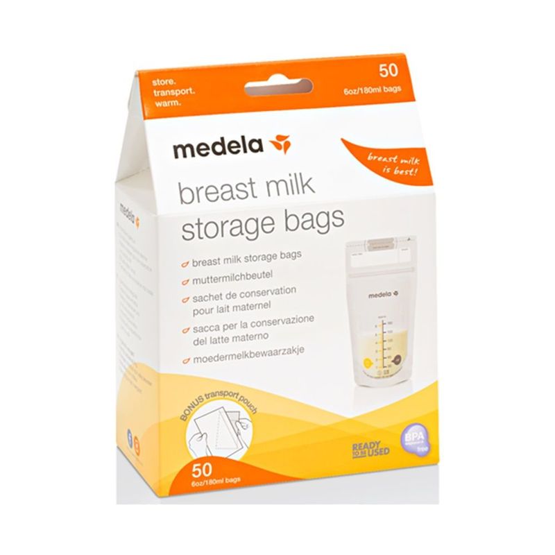 MEDELA - Bolsas Para Almacenamiento De Leche Materna X 50und