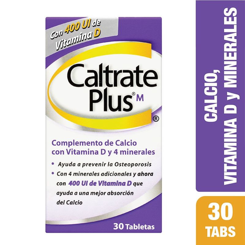 CALTRATE - Caltrate Plus 400ui X 30 Tabletas