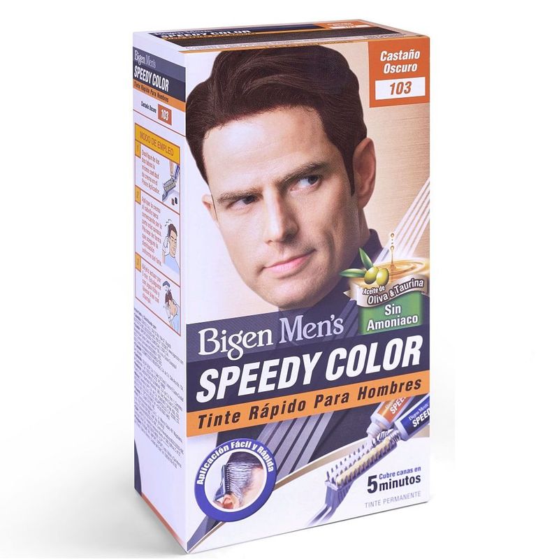 BIGEN - Tinte Bigen Mens Speedy Color Castaño Oscuro #103