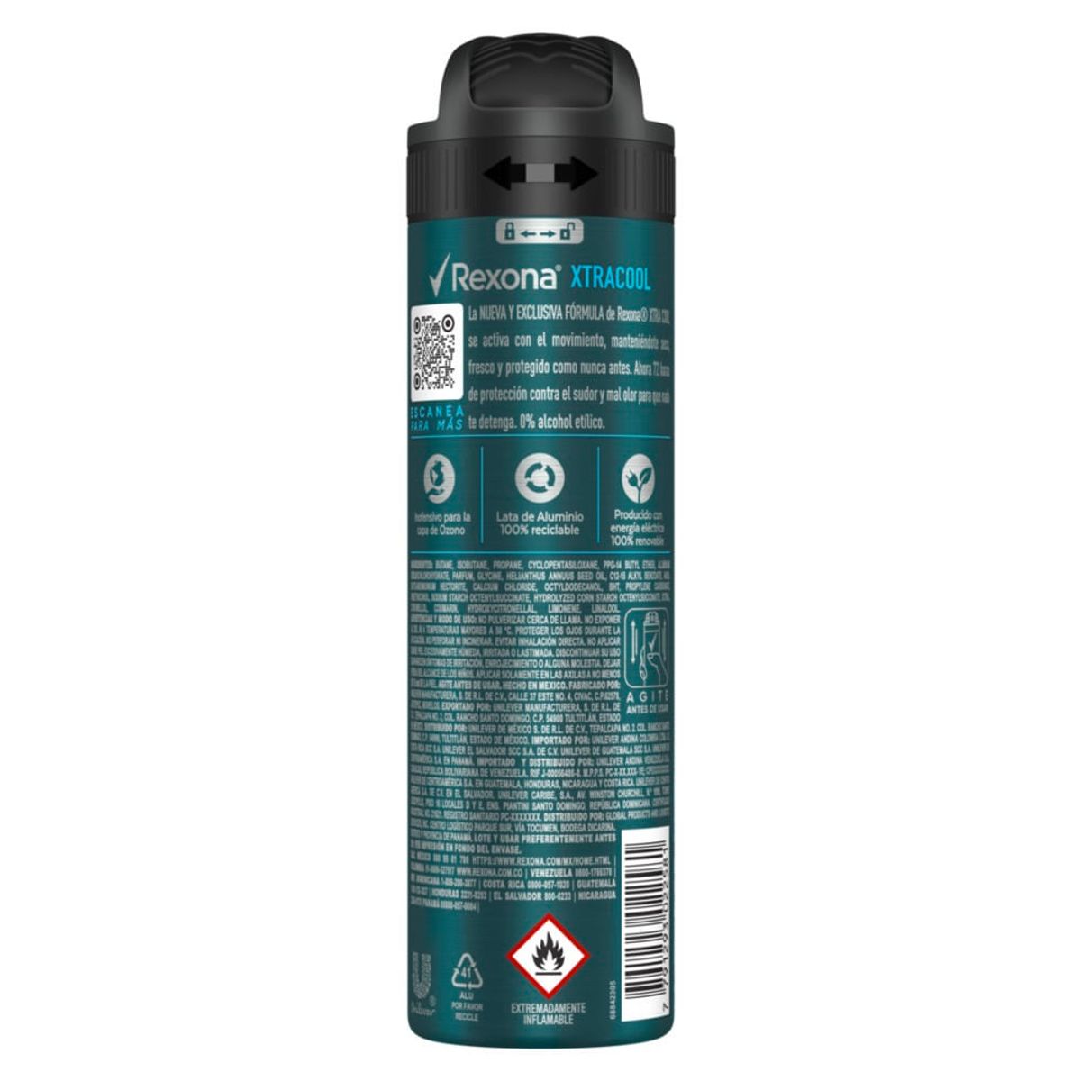 REXONA - Desodorante Rexona Aerosol Xtracool X 150ml