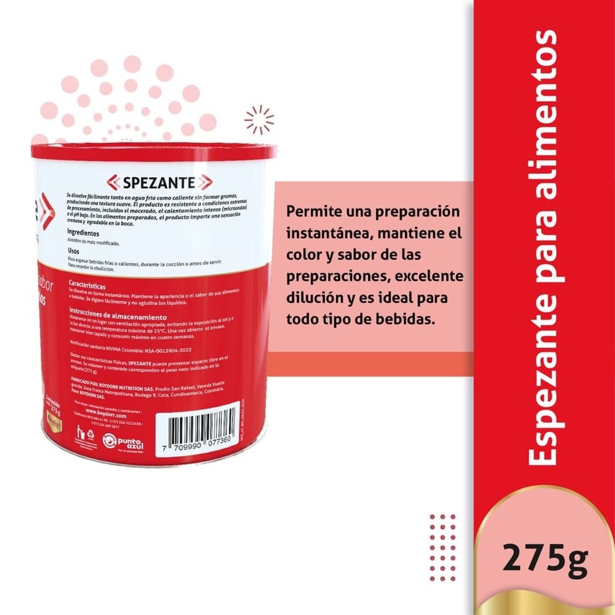 PROWHEY - Spezante Espesante Lata X 275 Grm