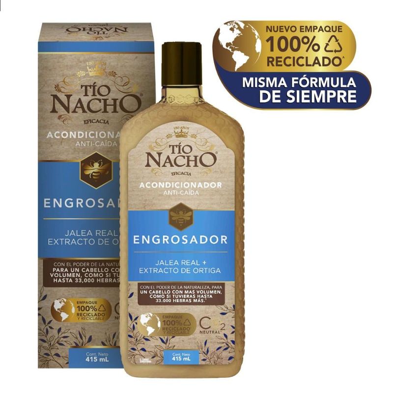 TIO NACHO - Acondicionador Tio Nacho Anticaida Engrosador X 415ml