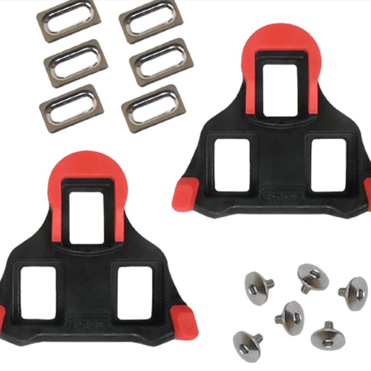 SHIMANO - Calas Chocles Shimano Sh10 Spd Trabas Rojas Pedal Ruta 0°