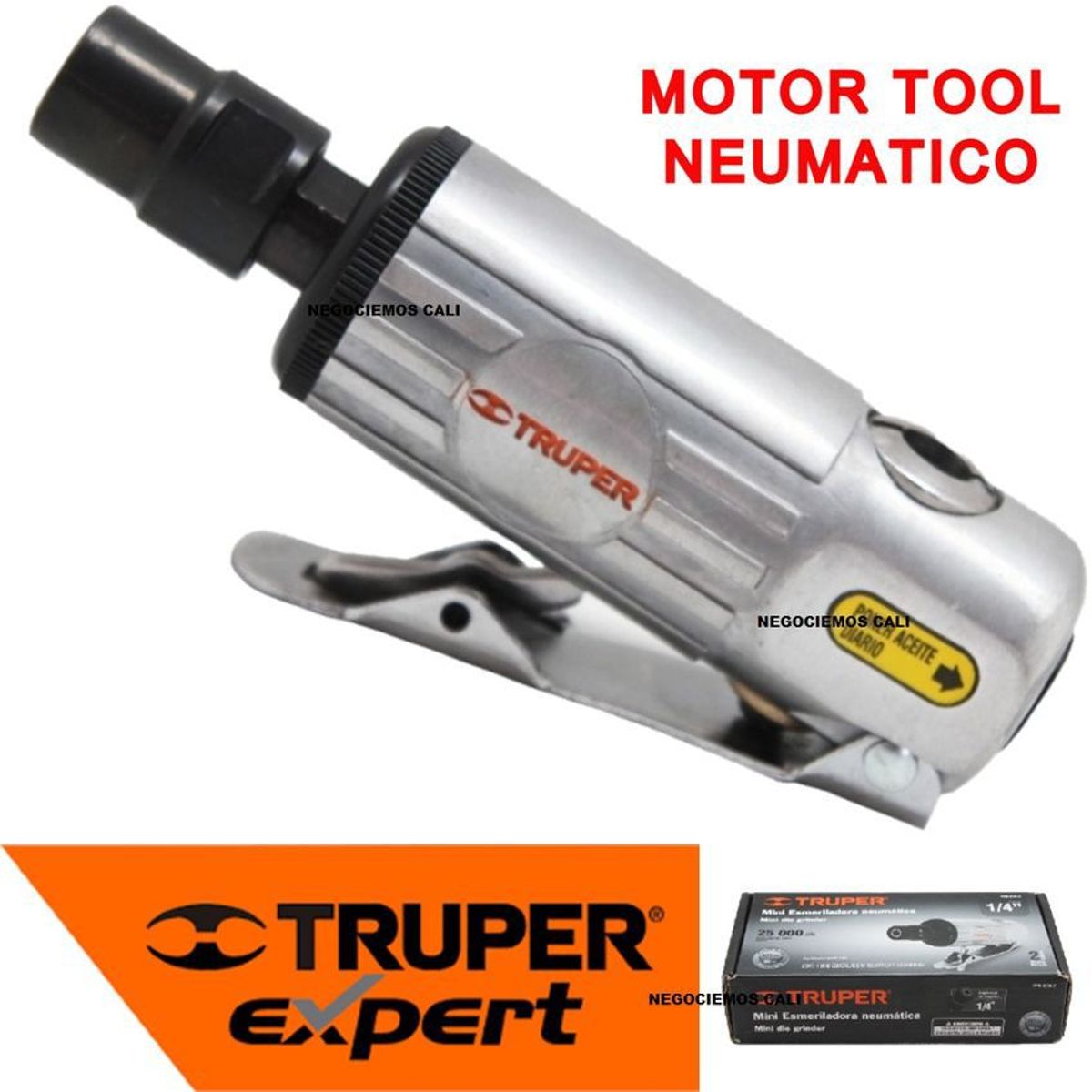 TRUPER - Mototool mini pulidora motortool neumatica aire truper uso profesional