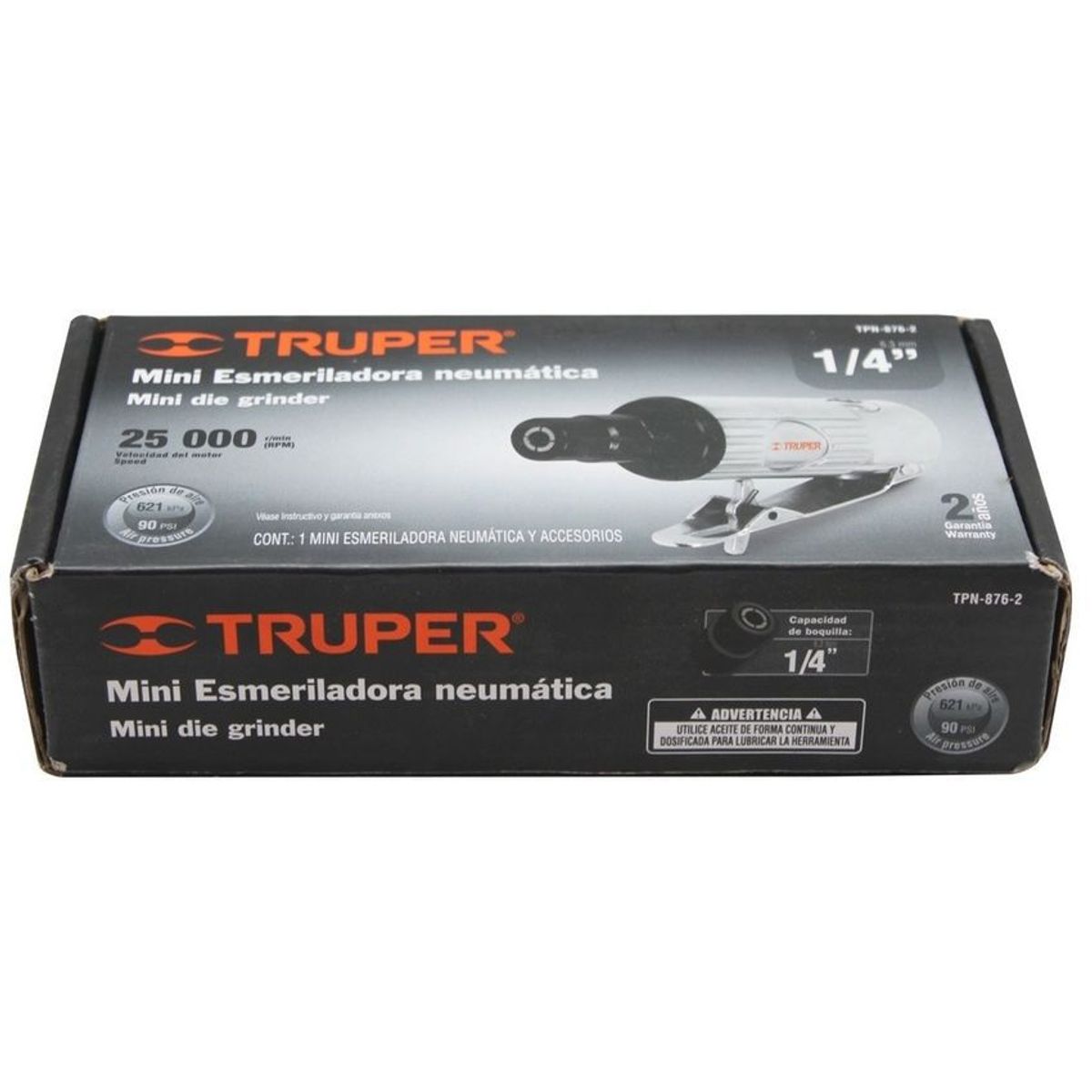 TRUPER - Mototool mini pulidora motortool neumatica aire truper uso profesional