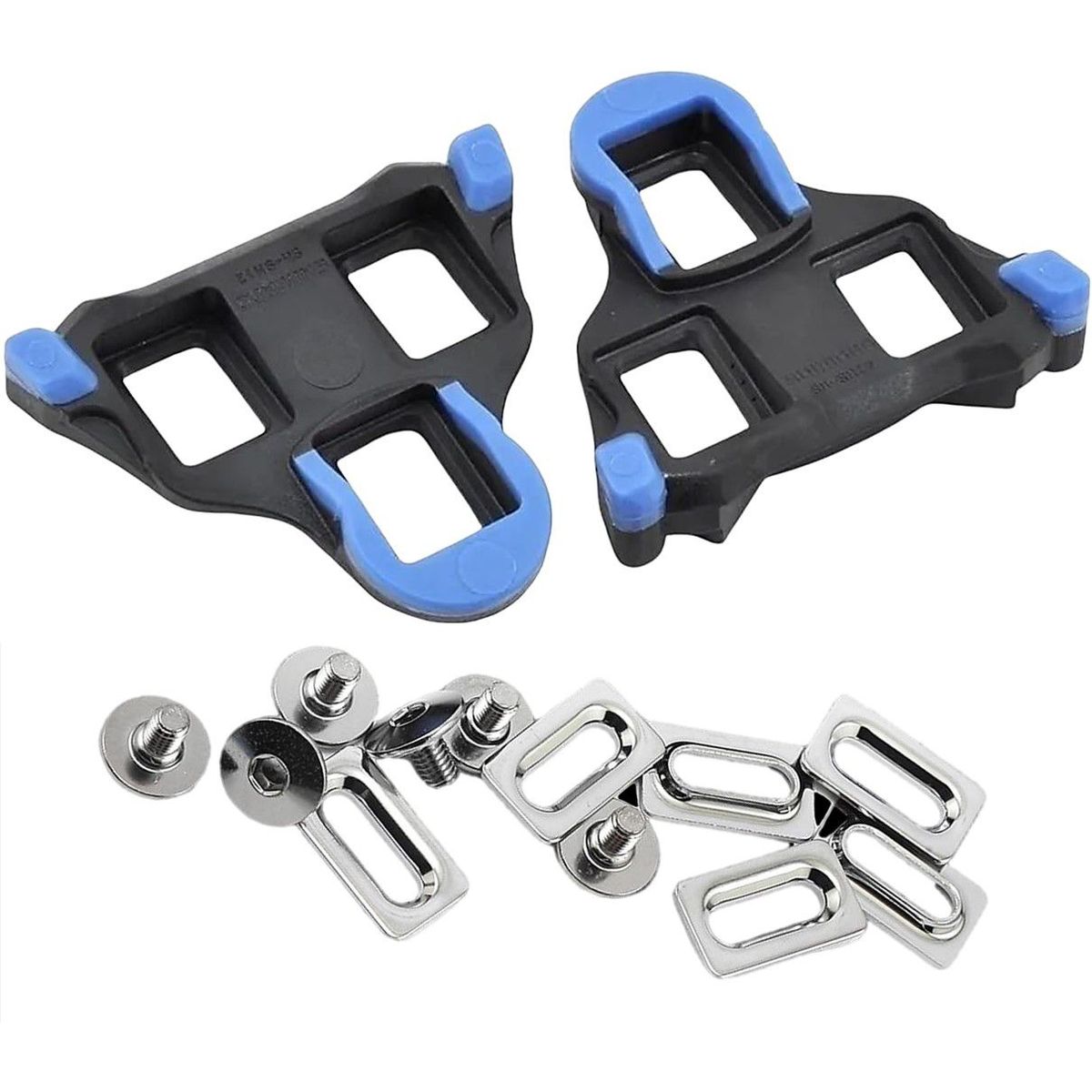 SHIMANO - Calas Chocles Shimano Sh12 Spd Trabas Azul Pedal Ruta 2°
