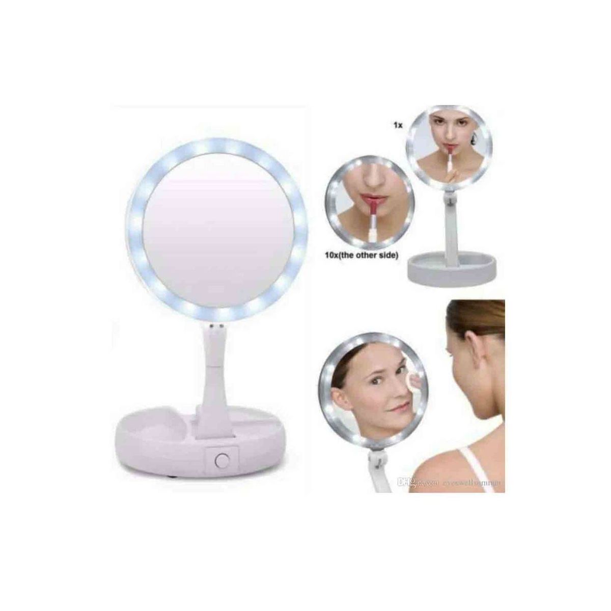 ONE PIXEL - Espejo De Maquillaje Led Tocador Luz Doble Cara Aumento