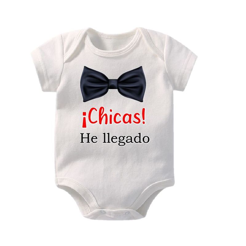 VANIDADES COLLECTIONS - Body Para Bebes Personalizados Bodie Bebe Mameluco Chicas He Llegado
