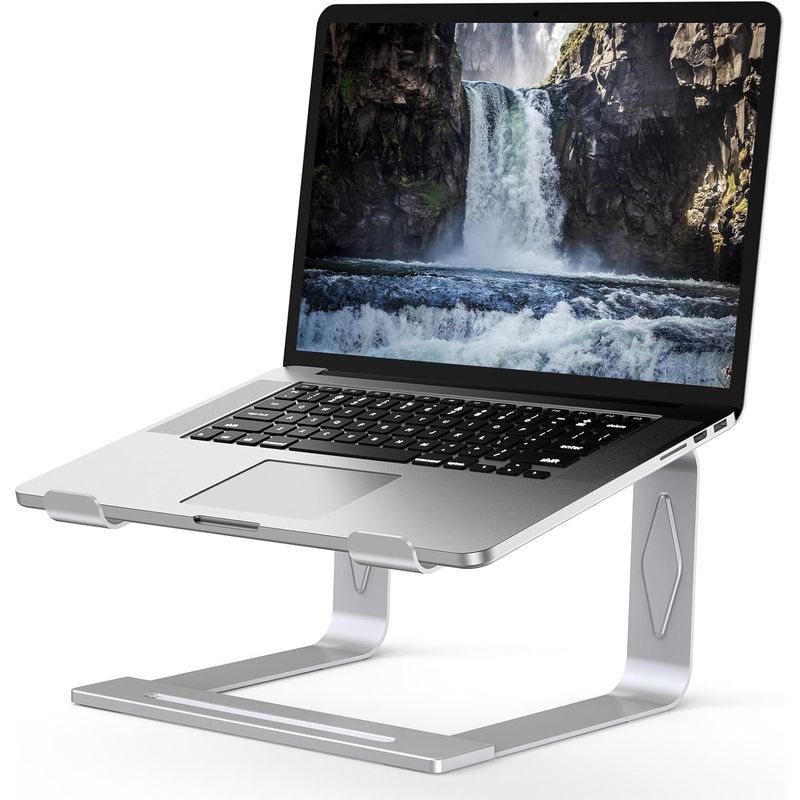 ERGONOMUS - Base Soporte Ergonómico Para Pc Portátil Laptop Aluminio Mac