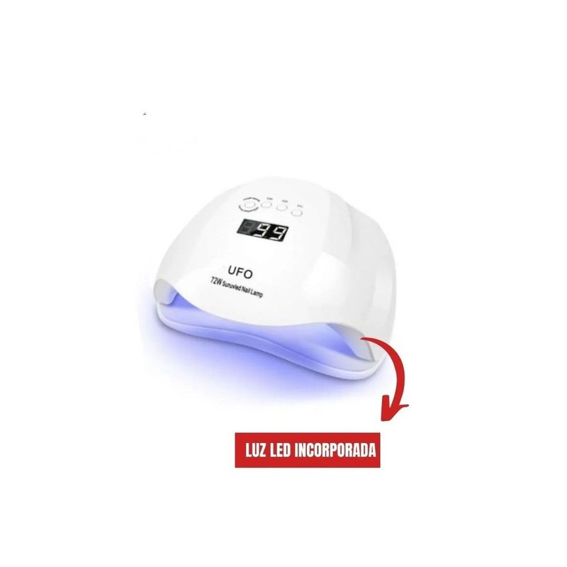 GENERICO - Lampara Para Uñas UV Led De 72w Secador De Uñas