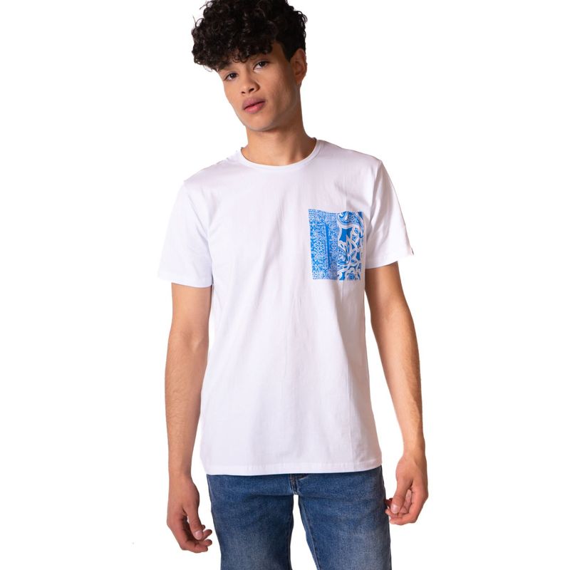 DREAMER - Camiseta Manga Corta Con Bolsillo Para Hombre