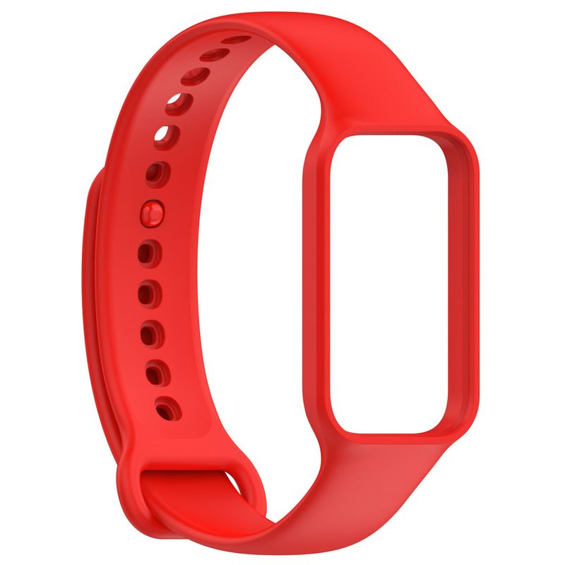 GENERICO - Correa Pulso De Silicona Para Xiaomi Redmi Band 2 - Rojo
