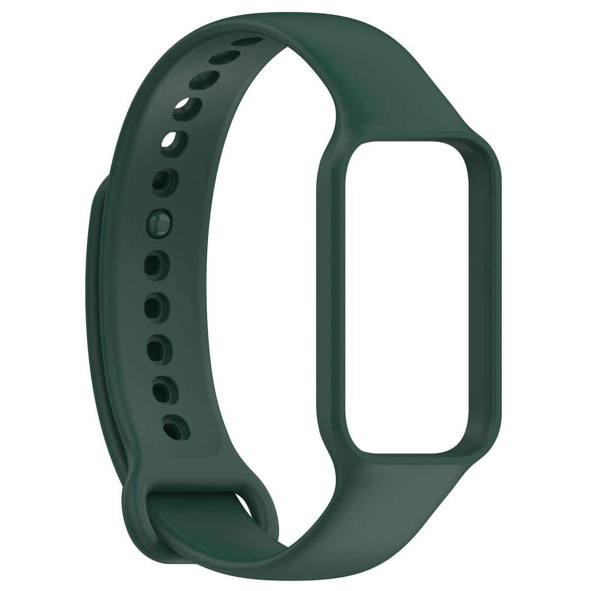 GENERICO - Correa Pulso De Silicona Para Xiaomi Redmi Band 2 - Verde oscuro