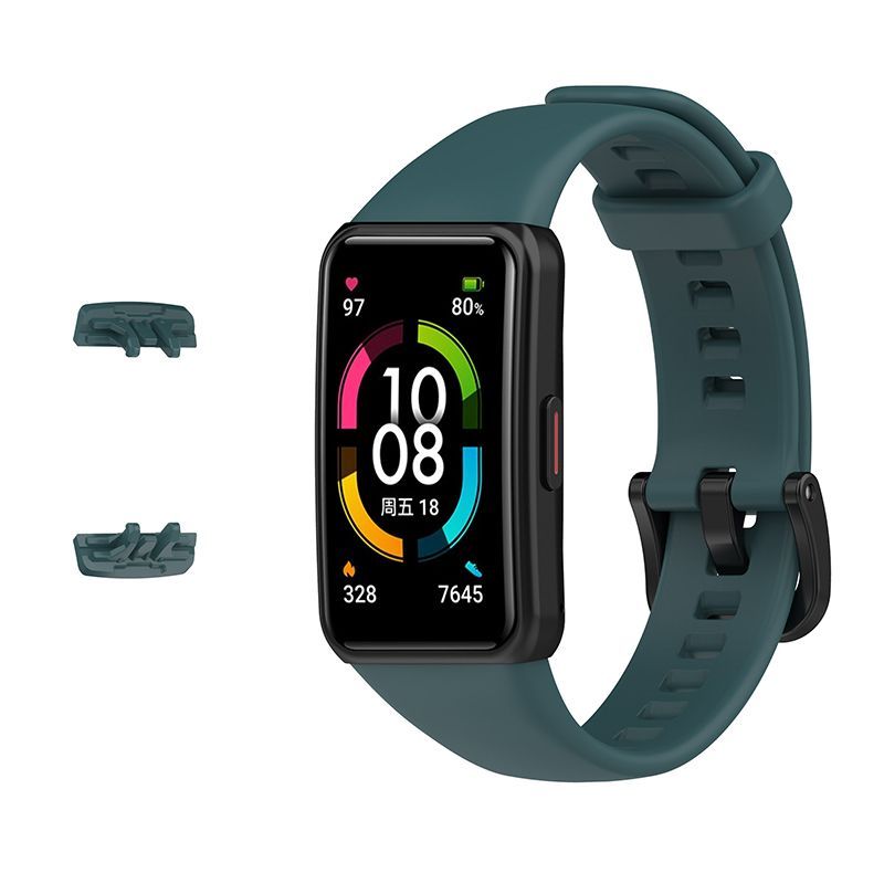 GENERICO - CORREA DE SILICONA PARA HUAWEI BAND 6/HONOR BAND 6 - AZUL MARINO