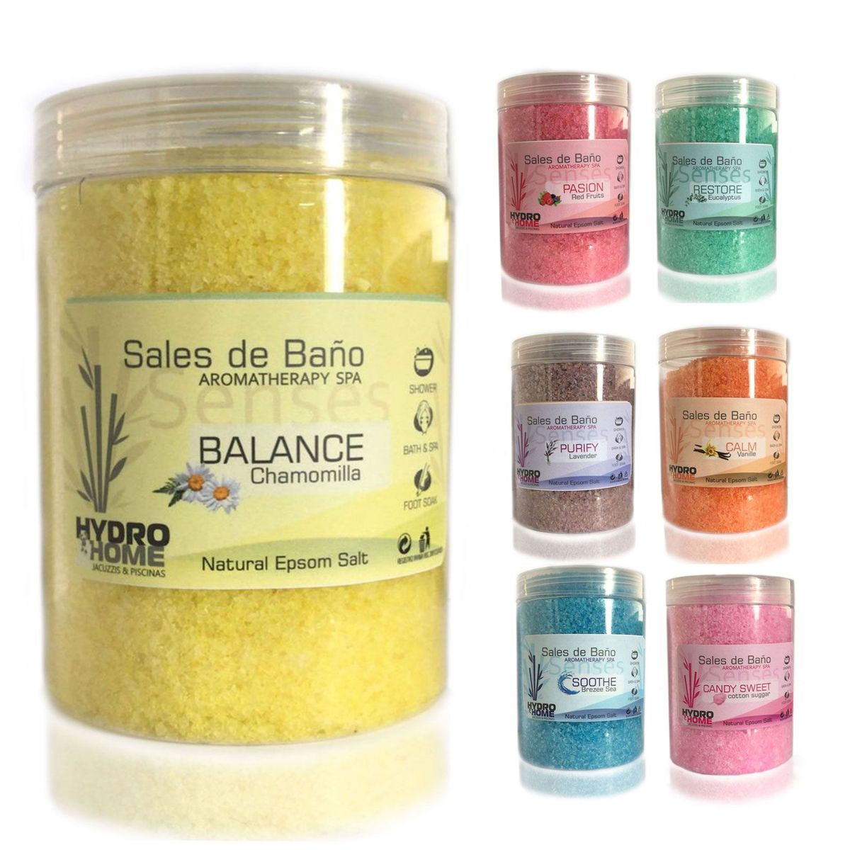 P&R APRECIOSDEREMATE - Sales De Baño Aroma Balance Senses Epson Salt Aromaterapia Spa