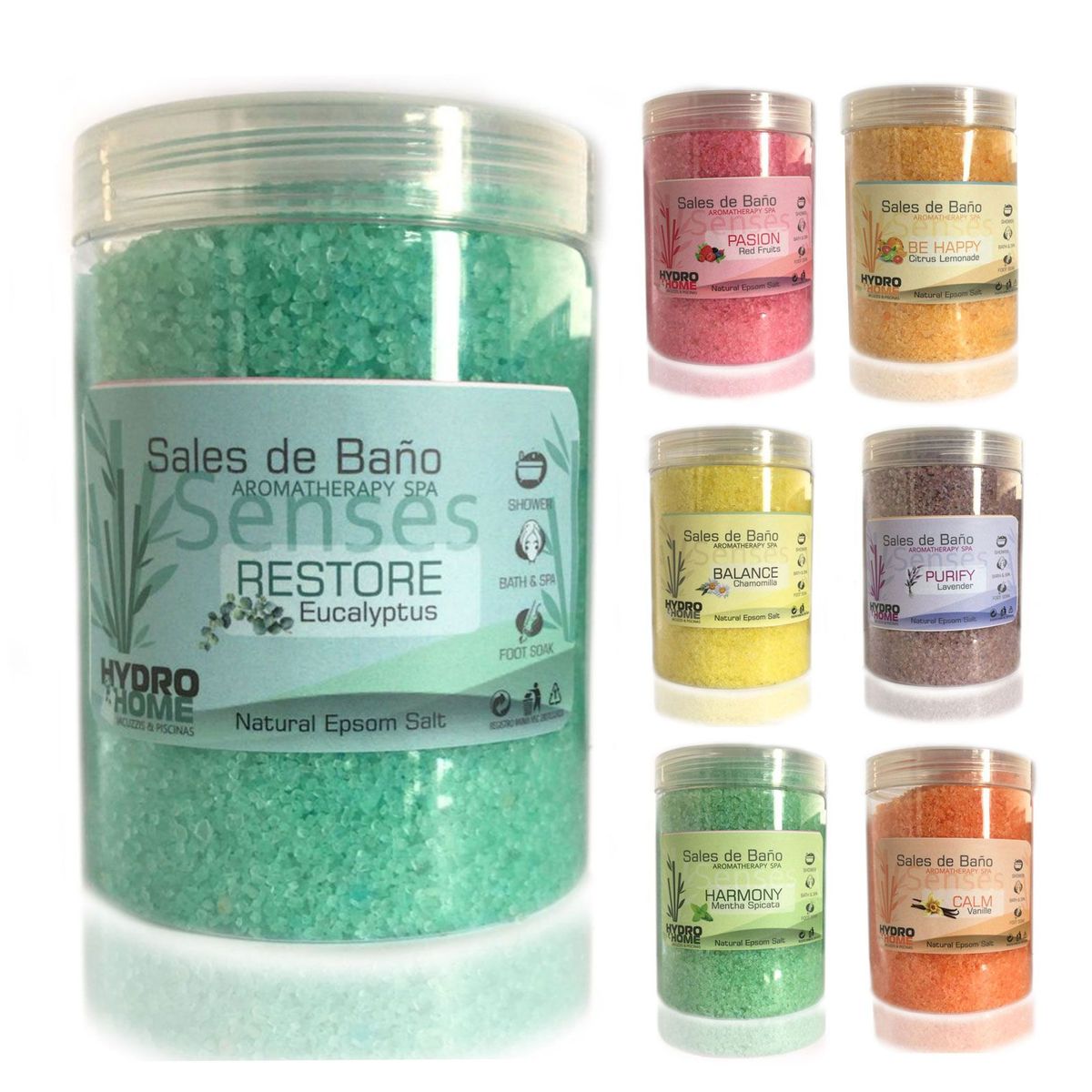 P&R APRECIOSDEREMATE - Sales De Baño Aroma Restore Senses Epson Salt Aromaterapia Spa