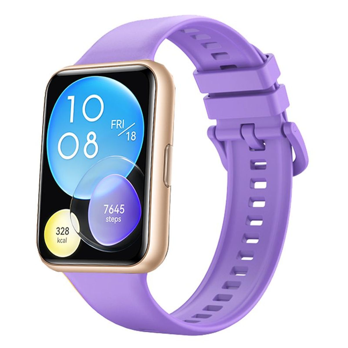 GENERICO - CORREA DE SILICONA PARA HUAWEI WATCH FIT 2 - LILA