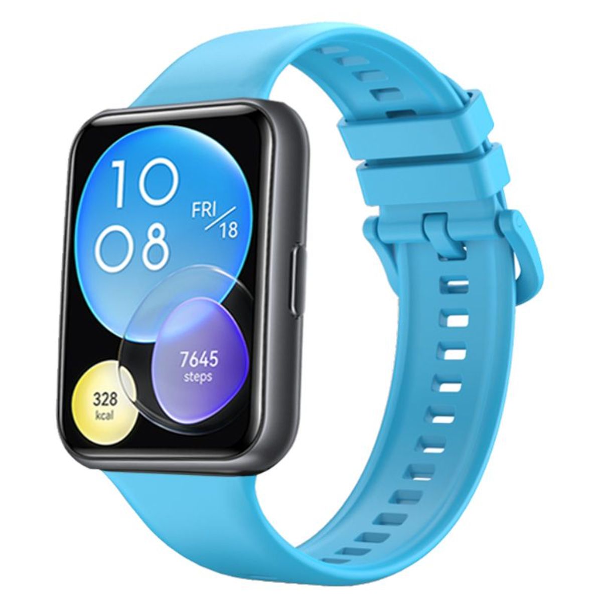 GENERICO - CORREA DE SILICONA PARA HUAWEI WATCH FIT 2 - AZUL CIELO
