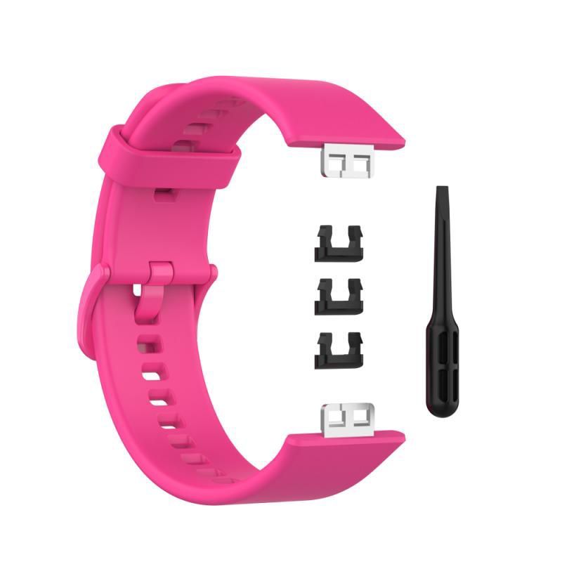 GENERICO - CORREA DE SILICONA PARA HUAWEI WATCH FIT - FUCSIA
