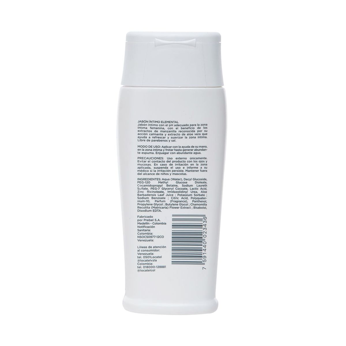 GENERICO - Jabon Intimo Elemental X 200ml