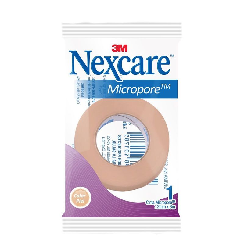 NEXCARE - Micropore Nexcare Color Piel 12mm X 2.75mm
