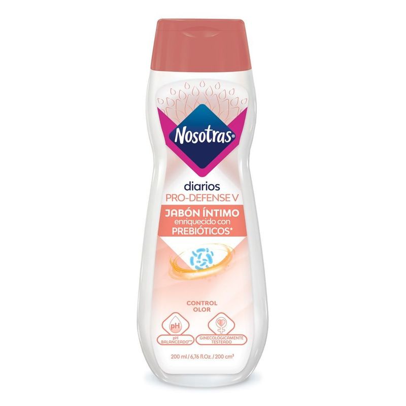 NOSOTRAS - Jabon Intimo Nosotras Prodefense Prebioticos X 200ml
