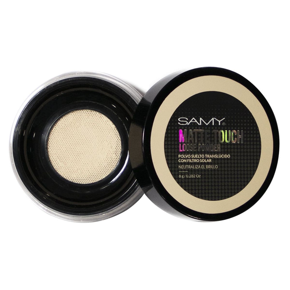 SAMY - Polvo Suelto Samy Matte Touch Translucido X 8g