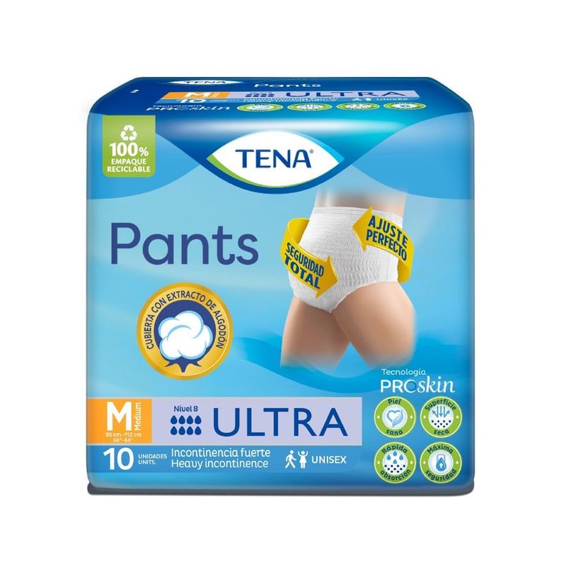 TENA - Pañal Tena Pants Ultra Talla M X 10und