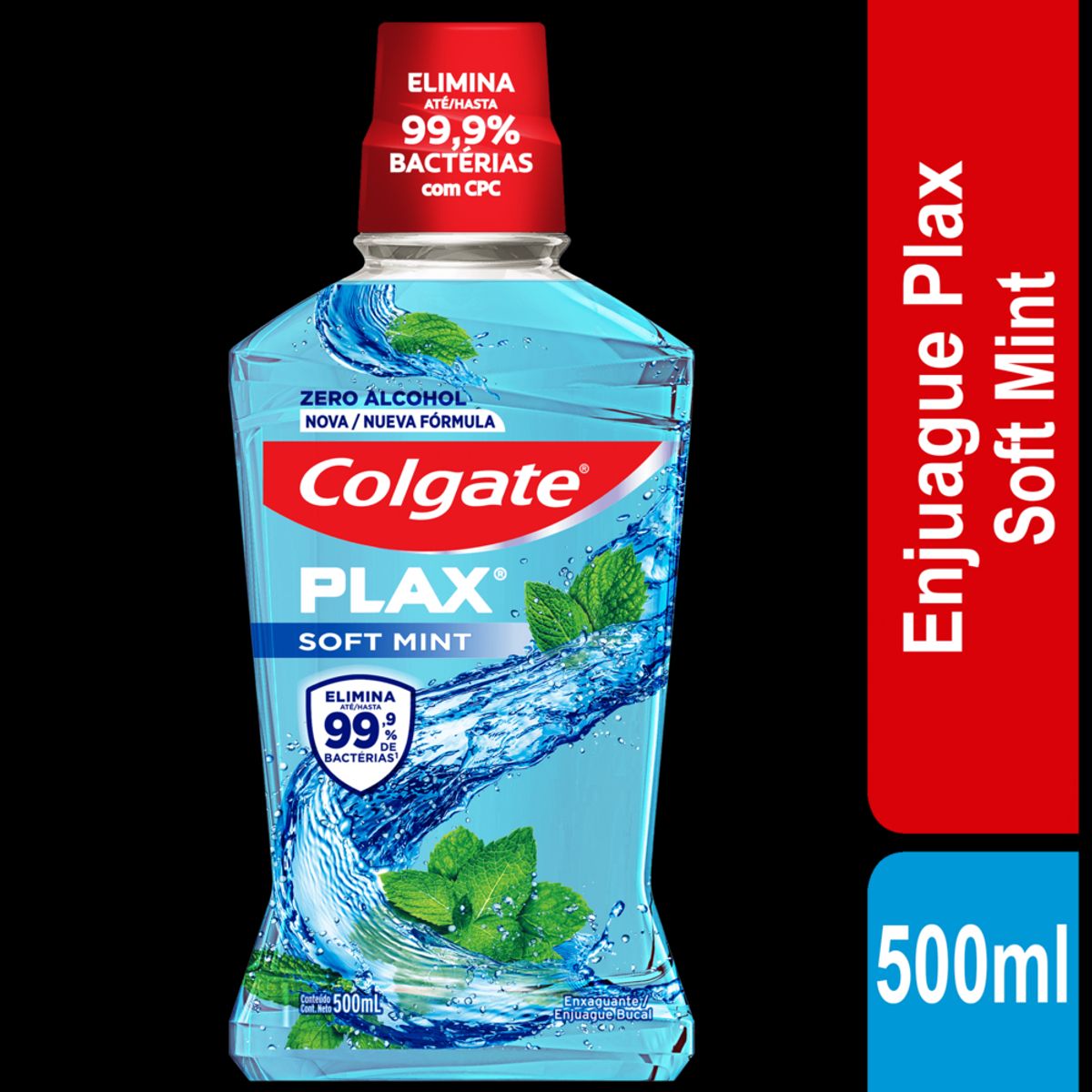 COLGATE - Enjuague Bucal Colgate Plax Soft Mint X 500ml