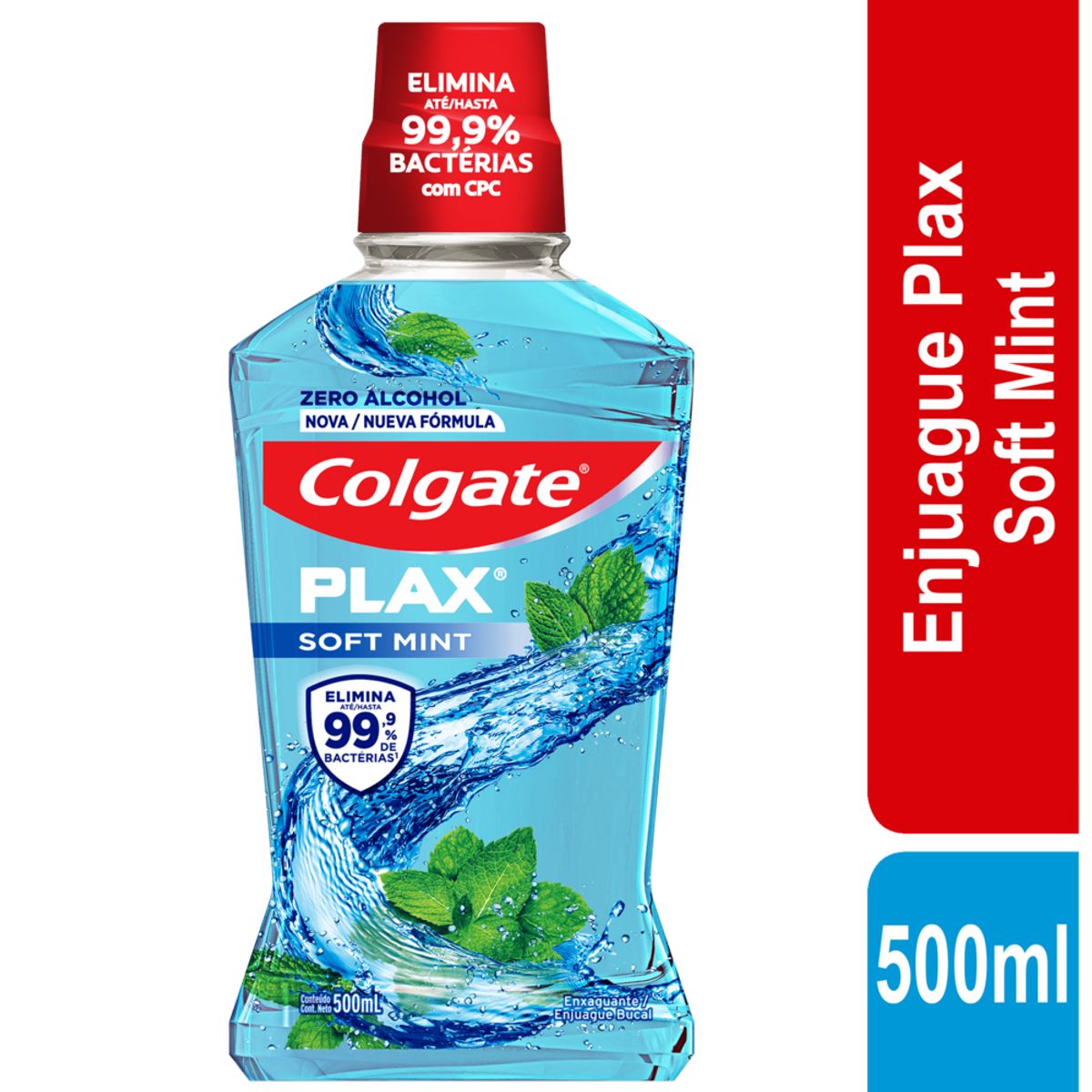 COLGATE - Enjuague Bucal Colgate Plax Soft Mint X 500ml