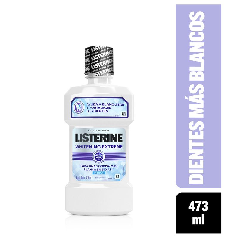 LISTERINE - Enjuague Bucal Listerine Whitening Extreme X 437ml
