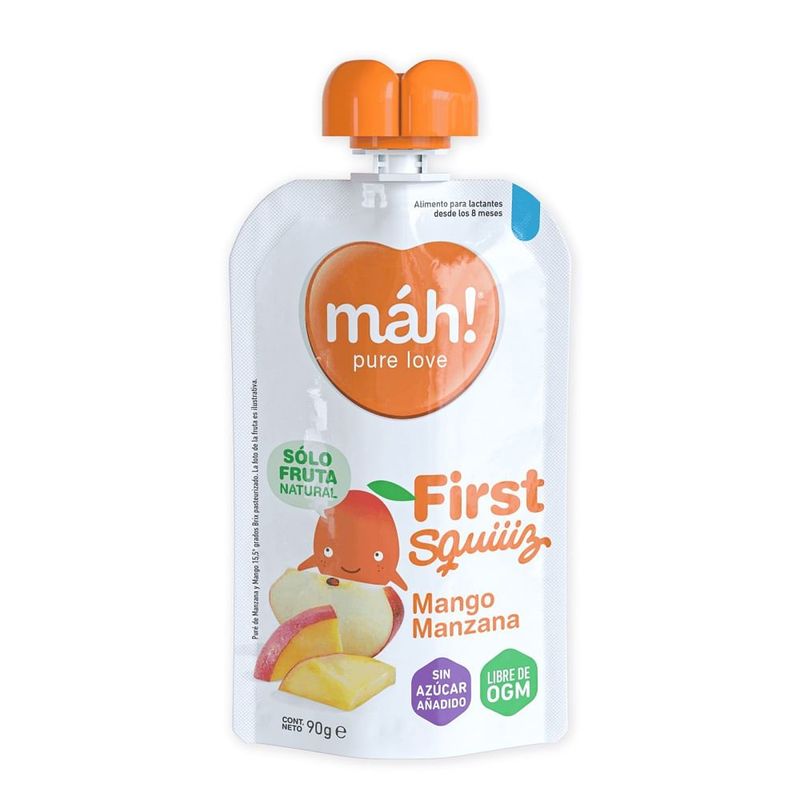 MAH - Compota Mah First Mango Manzana X 90gr