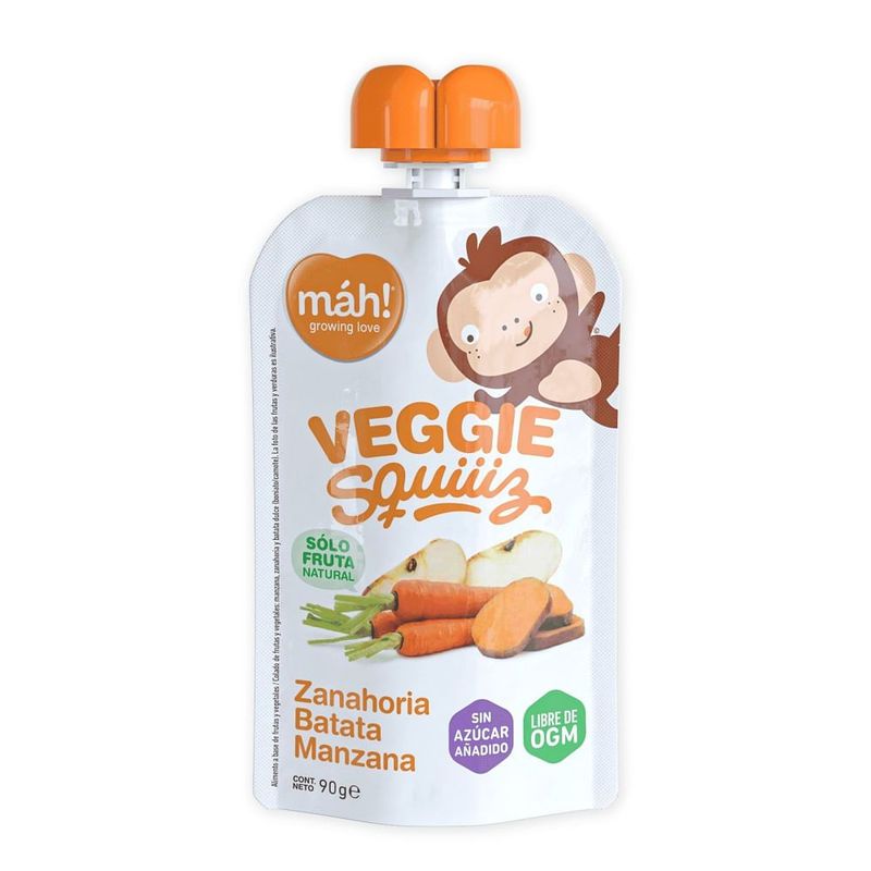 MAH - Compota Mah Veggie Zanahoria Batata Manzana X 90gr