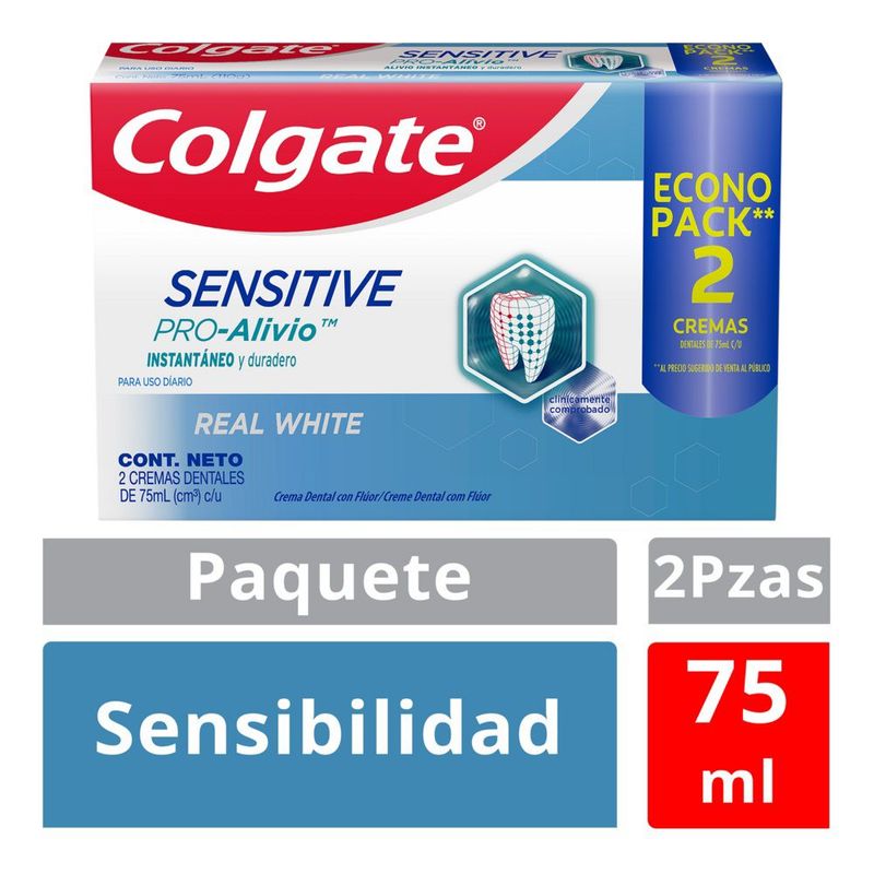 COLGATE - Oferta Crema Dental Colgate Sensitive Pro Alivio X 2und X 75