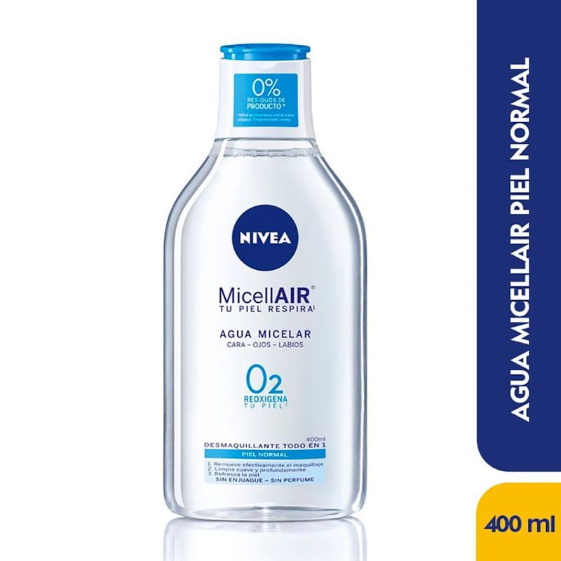 NIVEA - Agua Micellair Nivea Piel Normal X 400ml