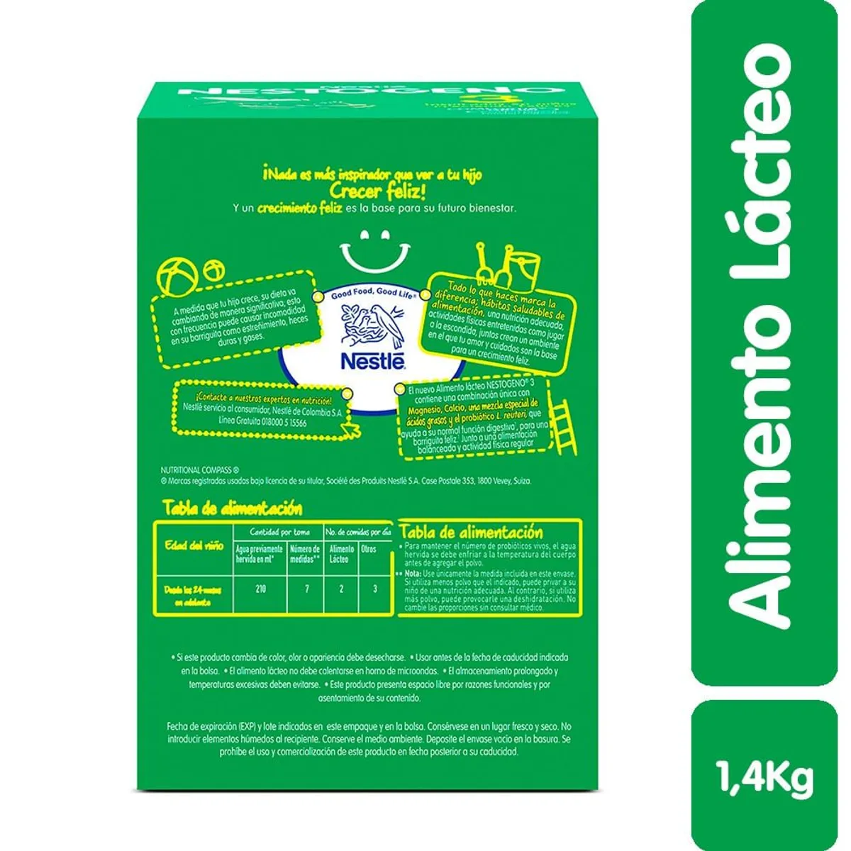 GENERICO - Formula Infantil Nestogeno Etapa 3 2 Años X 1400g