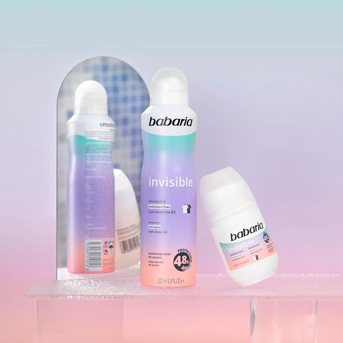 BABARIA - Desodorante Babaria Invisible Vitamina B3 Roll On X 50ml