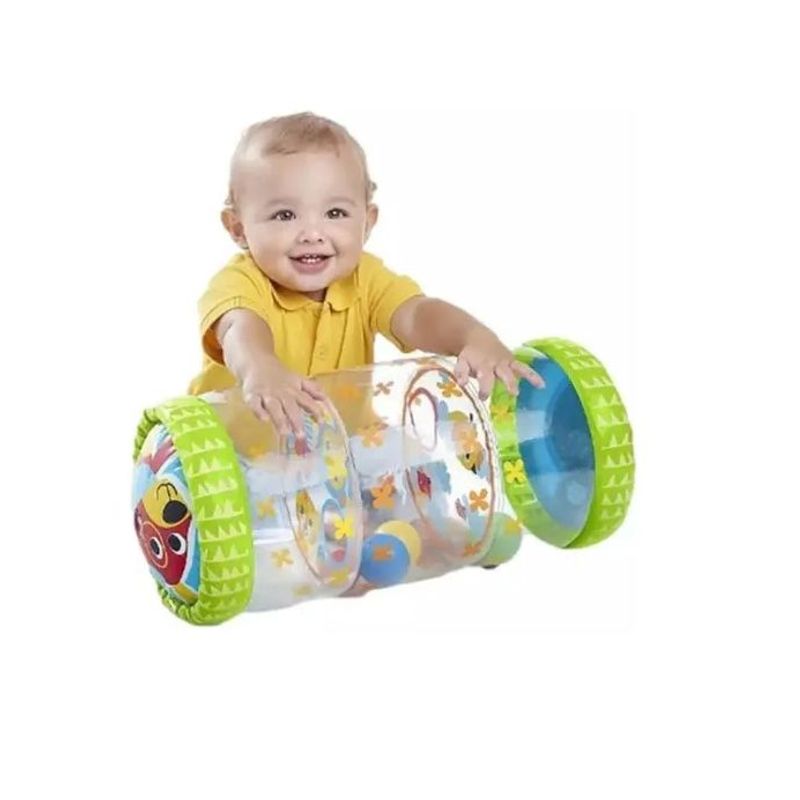 KIDSHOP - Rodillo De Gateo Inflable Para Bebes Con Actividades Bruin