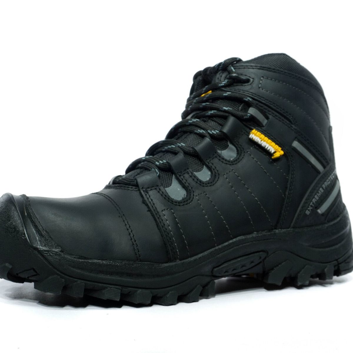 HERREROS - Bota Hombre Seguridad En Cuero - Herreros- Danger Pro Negro