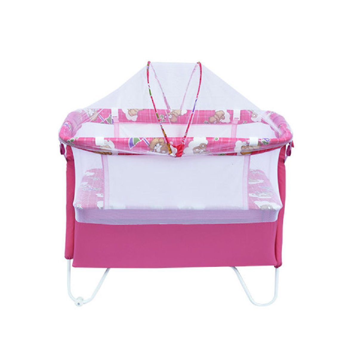 MUNDO BEBE - Corral para  Bebe niña Doble Nivel para bebé