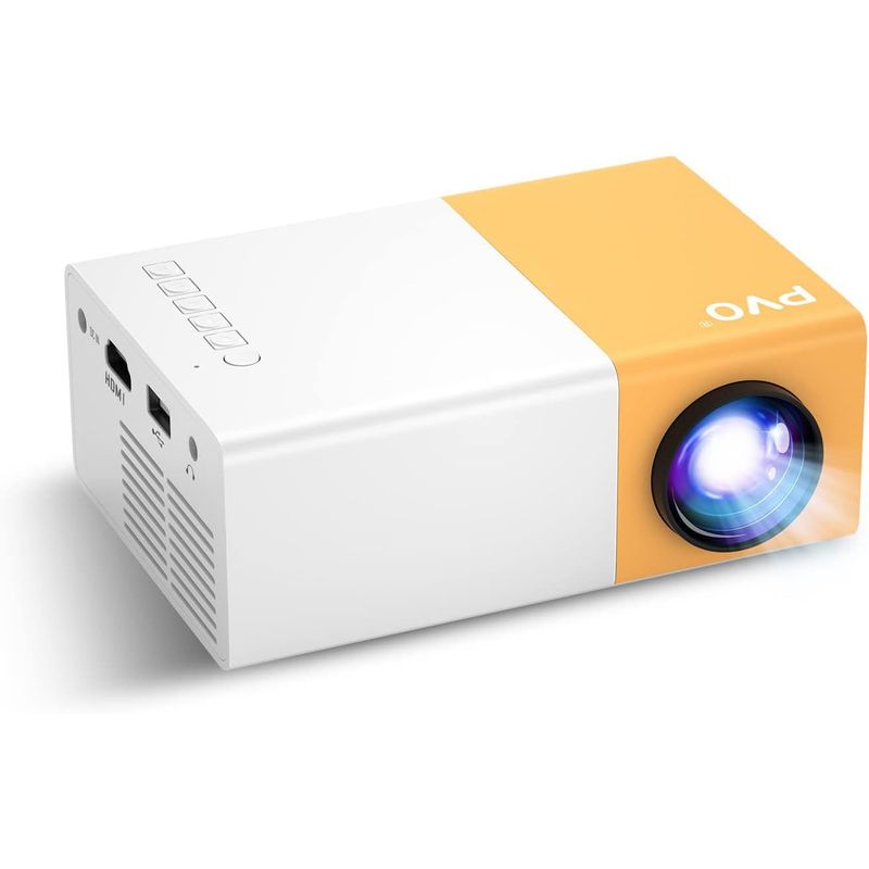 ONE PIXEL - Mini Proyector LED Video Beam 600 Lumens HDMI USB AV YG300