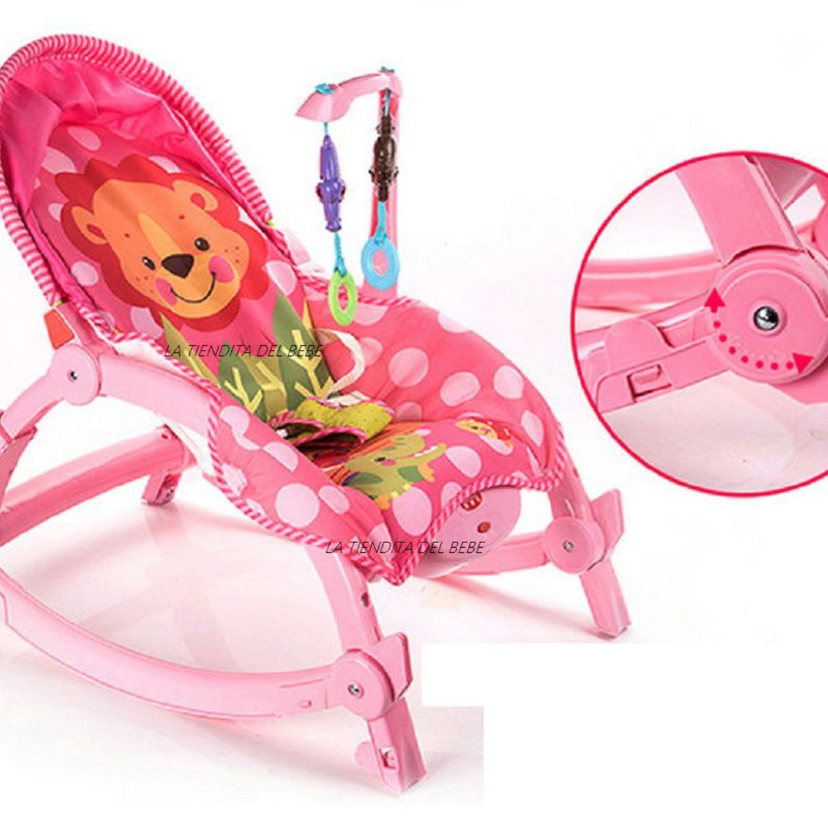 SUNBABY - Silla Bebe Vibradora Mecedora Grande 0-4 años Reclinable