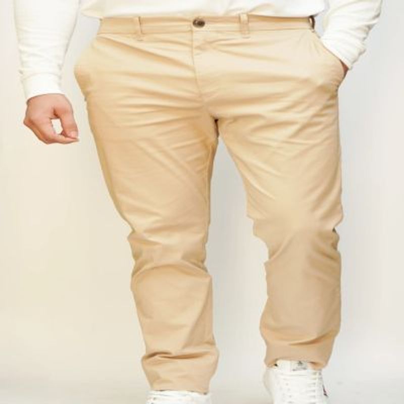 PENGUIN - Drill para hombre penguin TRAVERTINE.