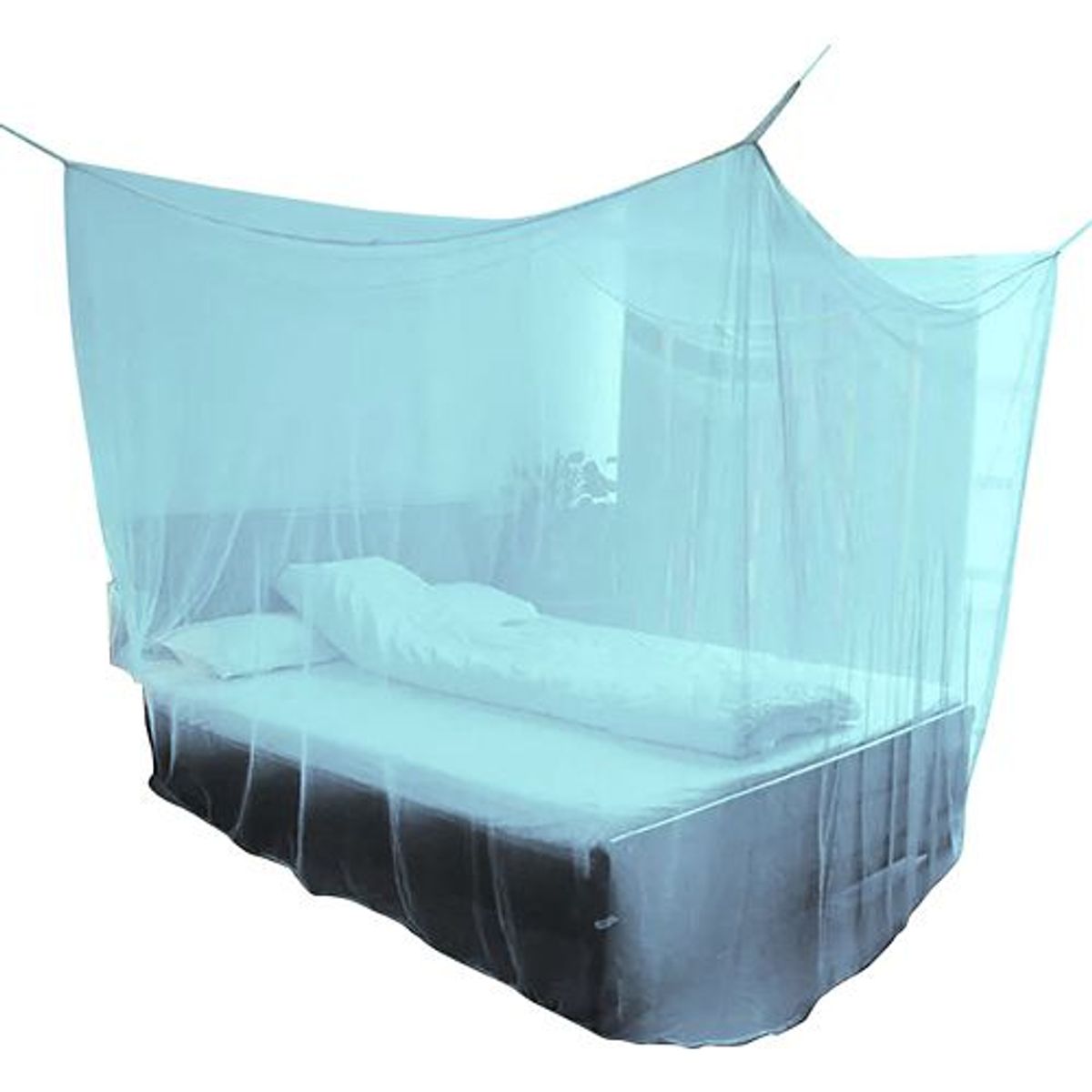 IKSA - Toldillo Mosquitero Cama Doble Azul