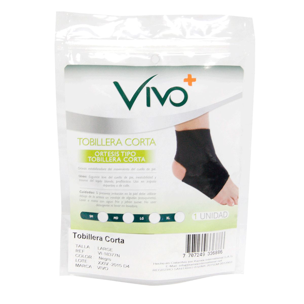 VIVO - Vivo+ Tobillera Corta